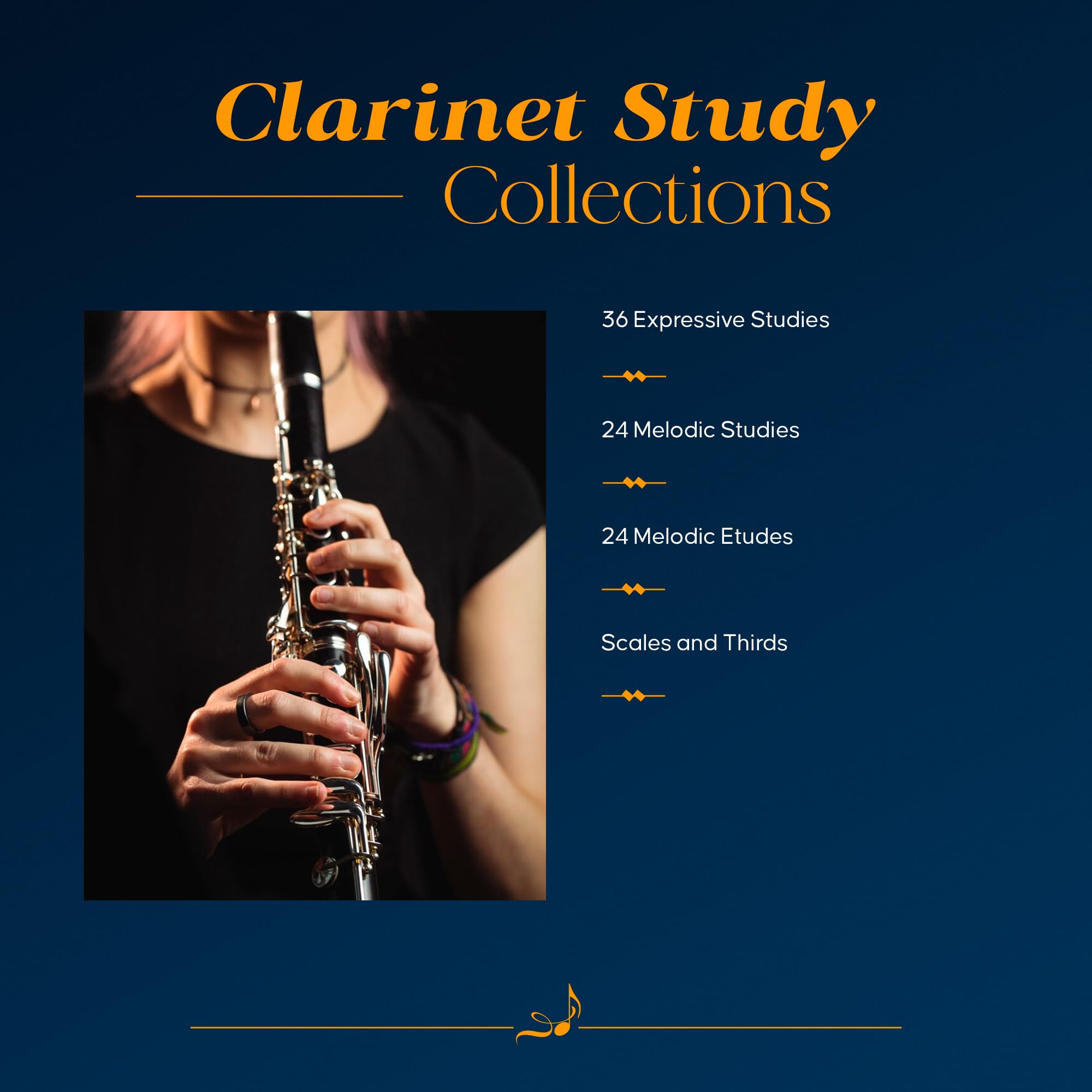 Melodious and Progressive Studies, Book 1. Solo pour Clarinette.