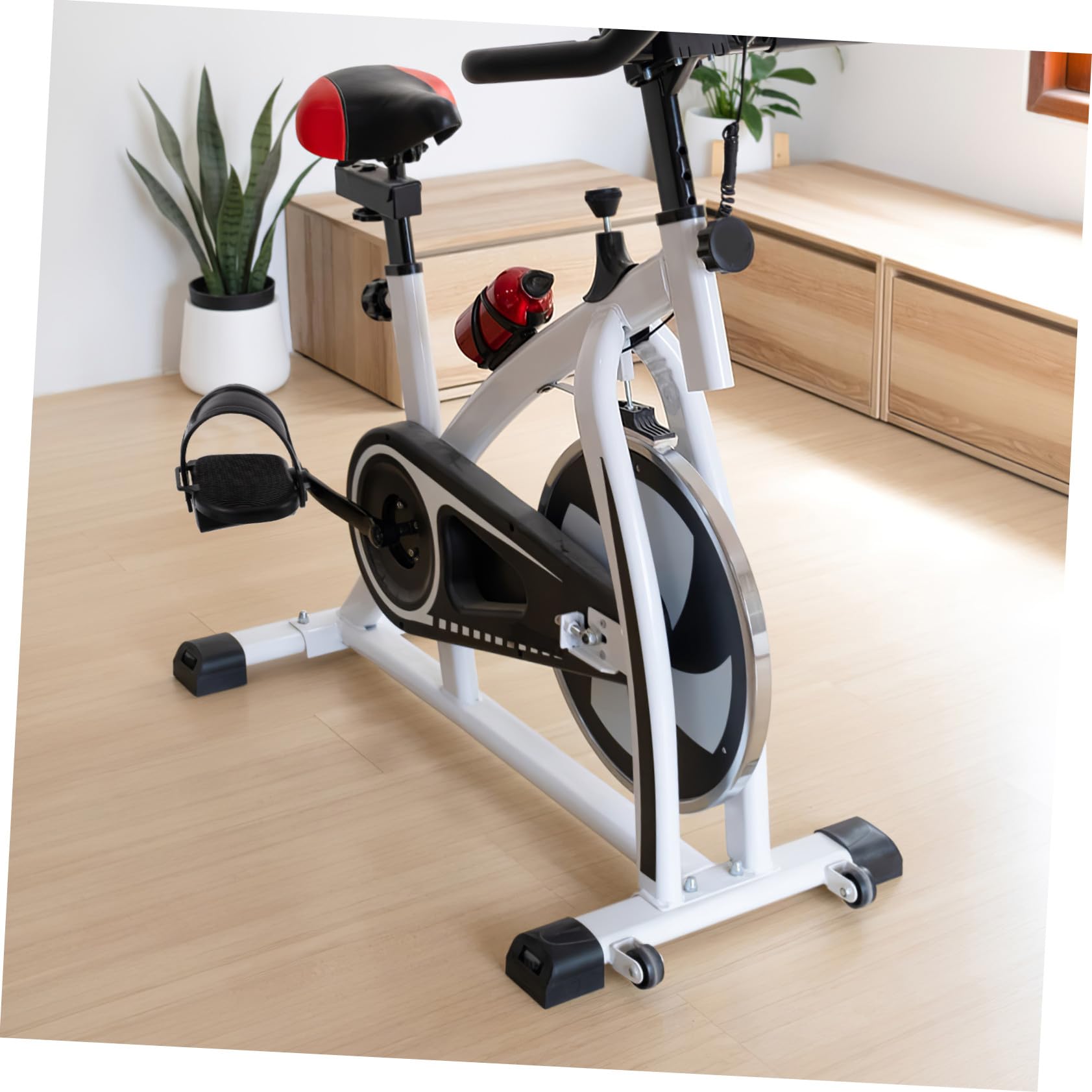 Pedales de Bicicleta Estática Fáciles de Montar y Material PP Correas Ajustables para Personas Mayores Ideales para Uso en Casa y Entornos Comerciales