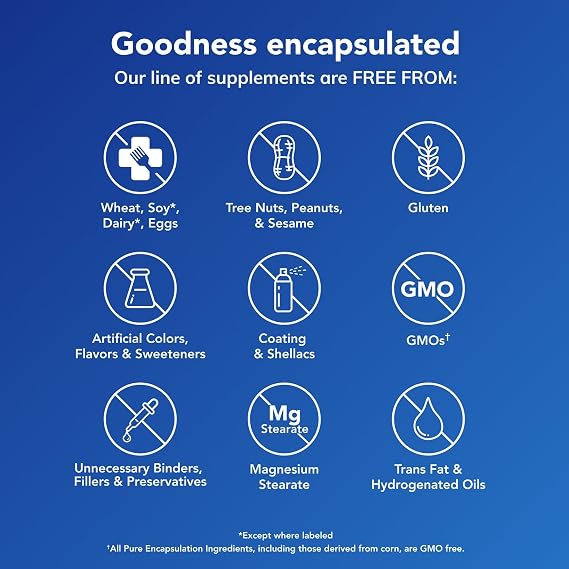 Pure Encapsulations B12 Folate - Energy Supplement to Support Nerves, Energy Metabolism & Cognitive Support* - with Vitamin B Folate as Metafolin - 30 Capsules