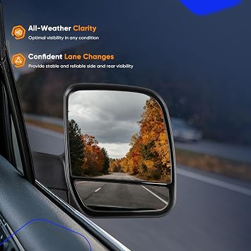 ECCPP Passenger Side Mirror Compatible with Ford E-150 E-250 E-350 E-450