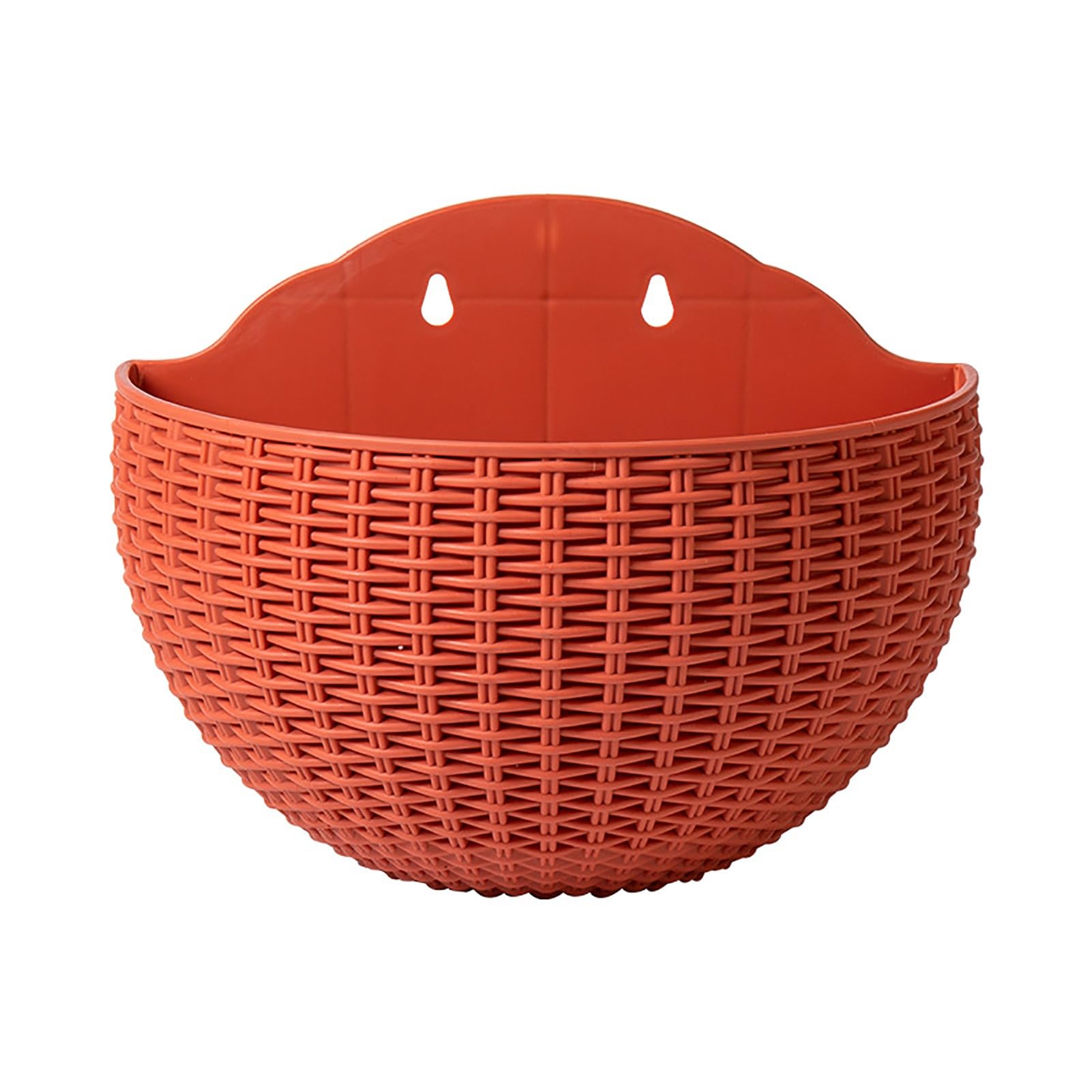 ulafbwur Plant Pot Flower Pot Exquisite Wall-Mounted Plastic Wall Hanging Basket Flowerpot for Garden Plant Vase Wall Hanging Basket