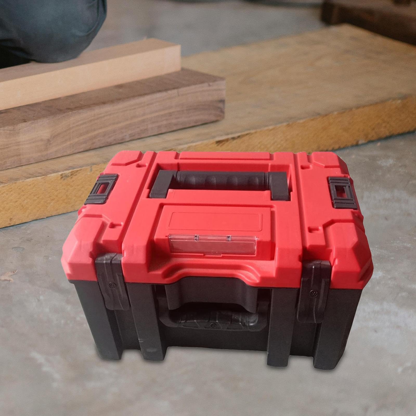 perfk Boîte à outils modulaire pour un accès facile aux outils, format extra large, sac de transport et boîte de rangement pour garage ou atelier, M