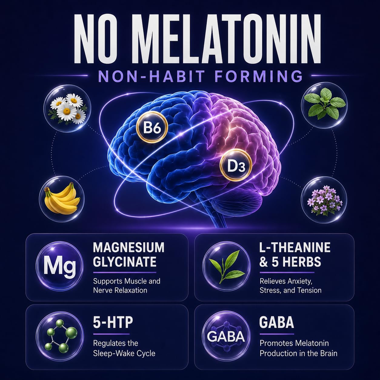 Nextdia Melatonin Free Adult Sleep Gummies, 300mg Magnesium Glycinate — Amazon image 7