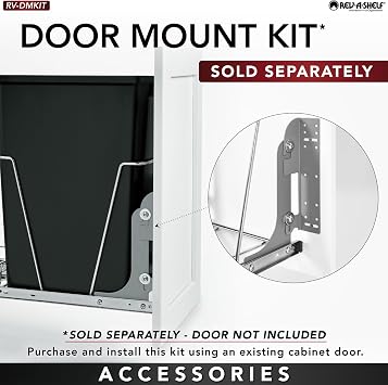 REV-A-SHELF Steel Wire Pullout Hamper for Vanity/Closet Applications
