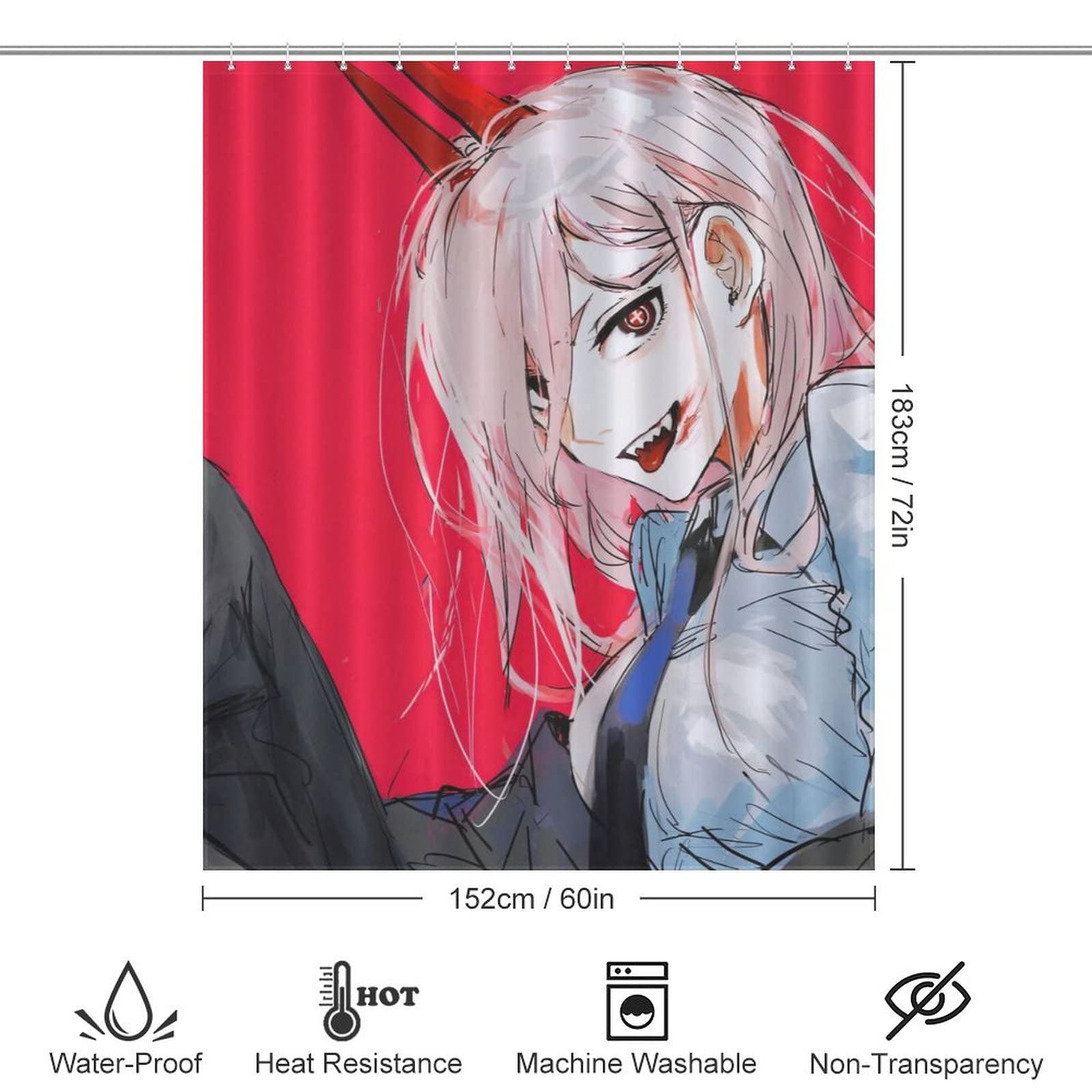 ハッピーシュガーライフ　シャワーカーテン ハッピーシュガーライフ シャワーカーテン ハッピーシュガーライフ