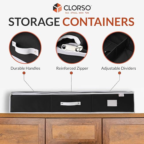 Miniatura 6 de Clorso Almacenamiento de papel de regalo, almacenamiento de papel de regalo de Navidad de 40 x 14 x 6 pulgadas, gran organizador de envoltura de