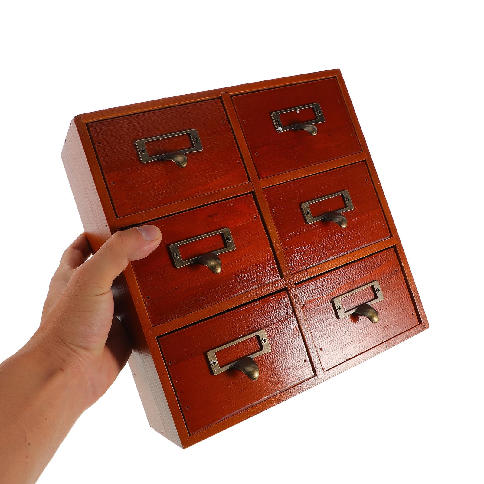 Toyvian Caja Organizadora de Escritorio de Madera, 3 Niveles Apilable