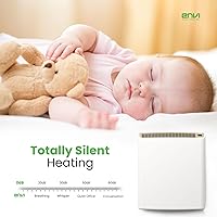 Vista 5 de Smart EnviMAX 1000W Wi-fi Plug-in Electric Wall Heater - Energy Efficient Smart Heaters for Large Rooms - App Controlled Electric Heater with
