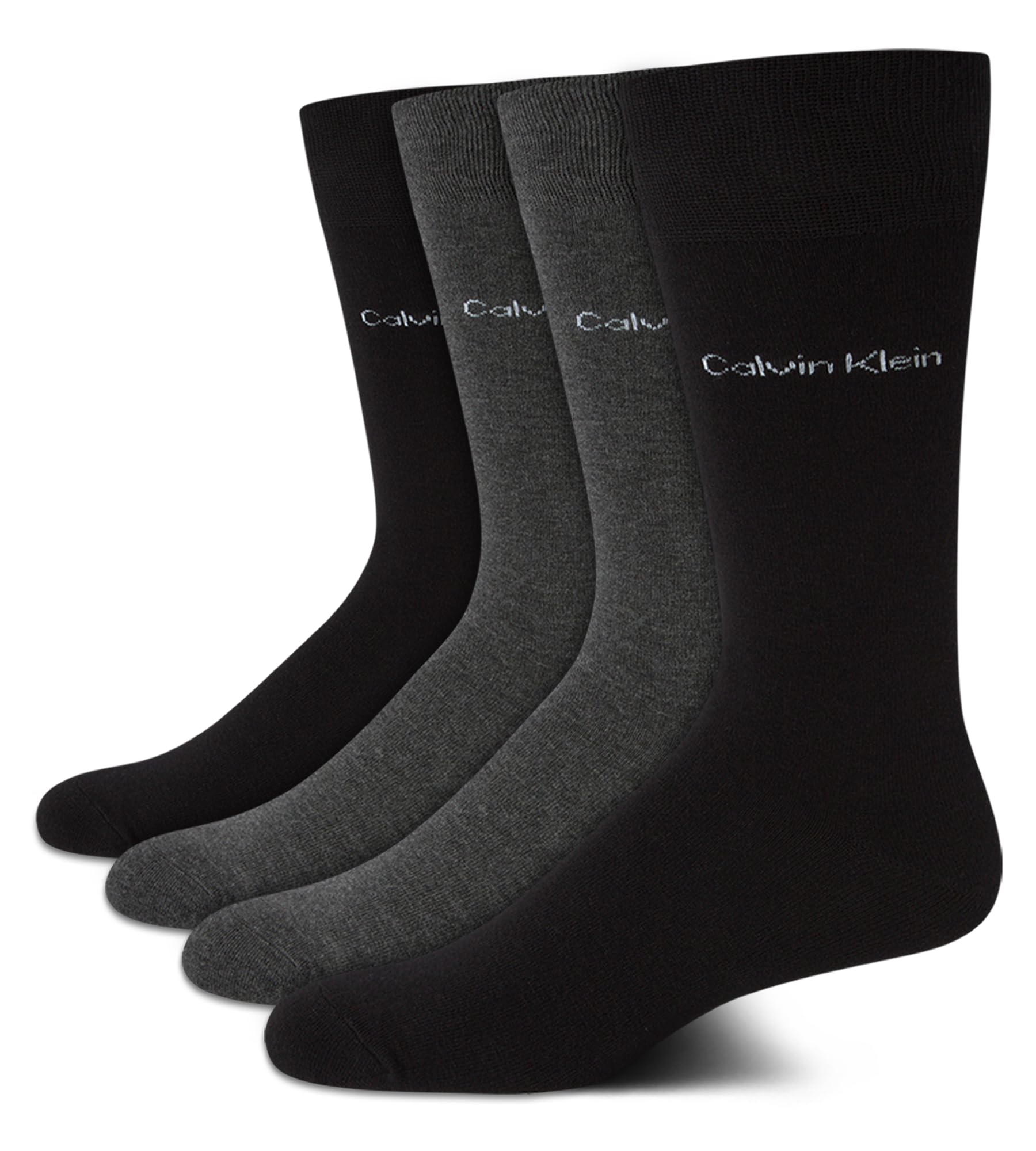 Calvin Klein Men's Crew Dress Socks (4-Pack)