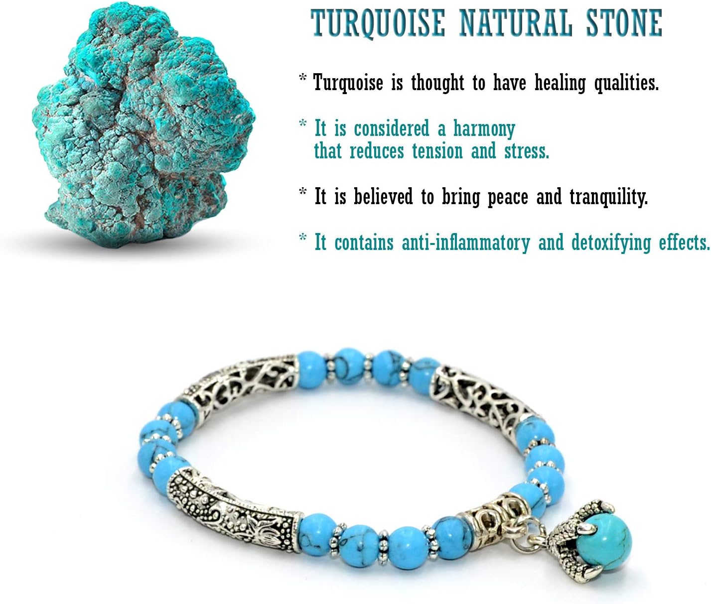 -Art Style Eagle Clawed Bracelets- (6 mm beads)