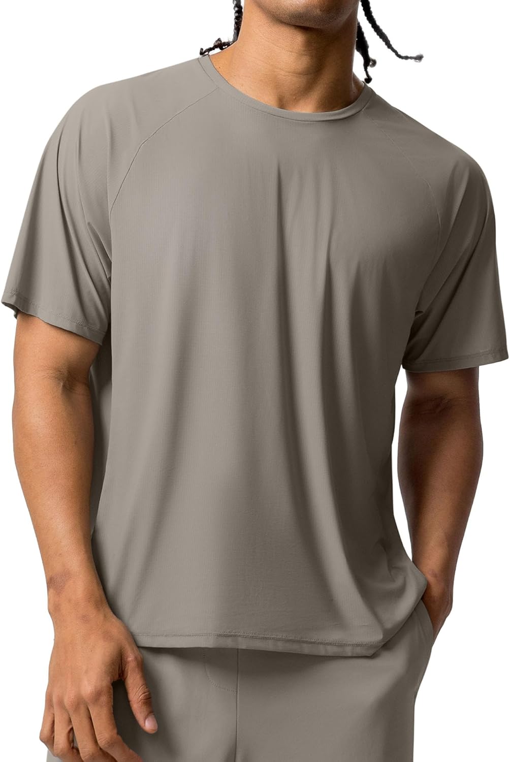 BRXL Men's Running Shirts Quick Dry Lightweight Breathable Cooling Short Sleeve T-Shirts Workout Athletic