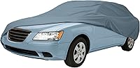 Classic Accessories PolyPRO 1 Over Drive Car Cover for Full-Size Sedans 16-17.6 ft - Water Repellent UV Protection