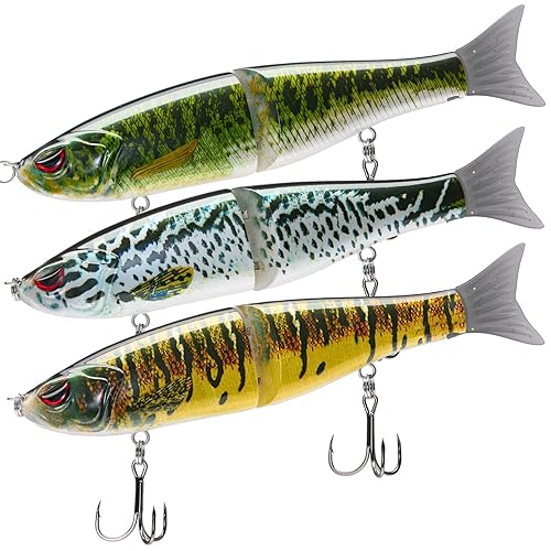Bassdash SwimShad Glide Baits Jointed Swimbait Bass Pike Salmon Trout