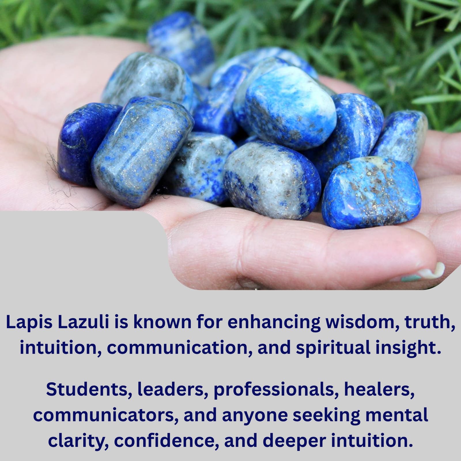 Amazon.co.jp: Jet Lapis Lazuli タンブルストーン 約0.7インチから