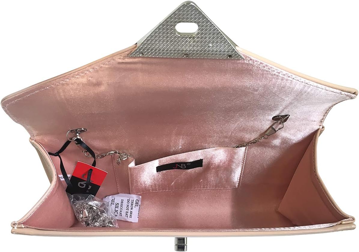 JNB Women's Patent Leather Candy Clutch