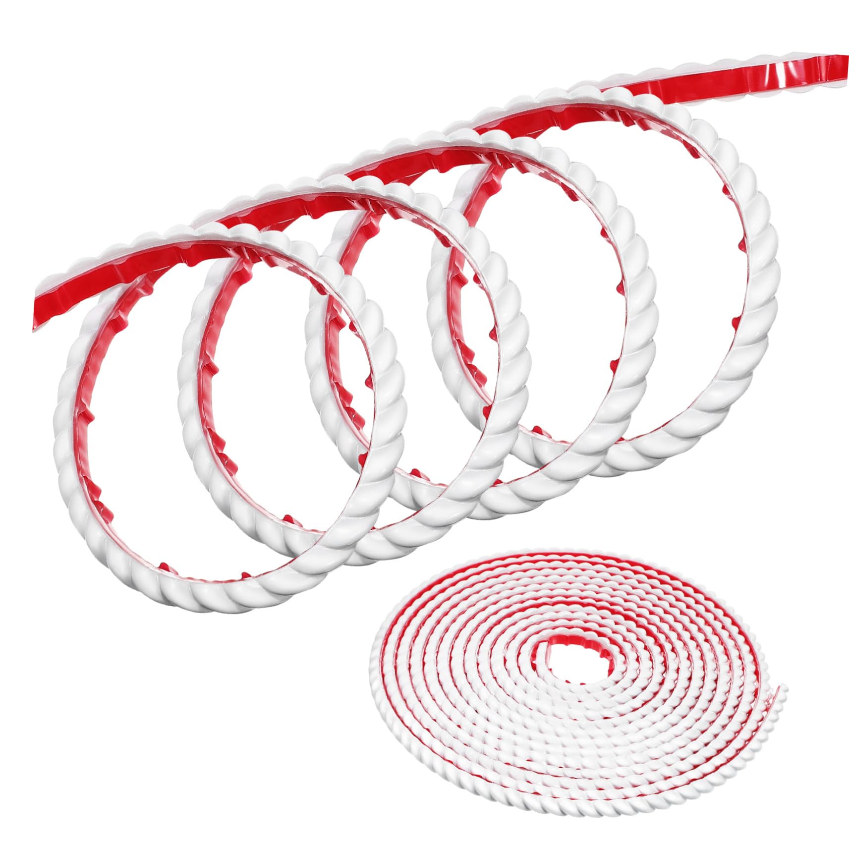 Bande autocollante PVC moulure flexible et profilé angle de porte jojofuny