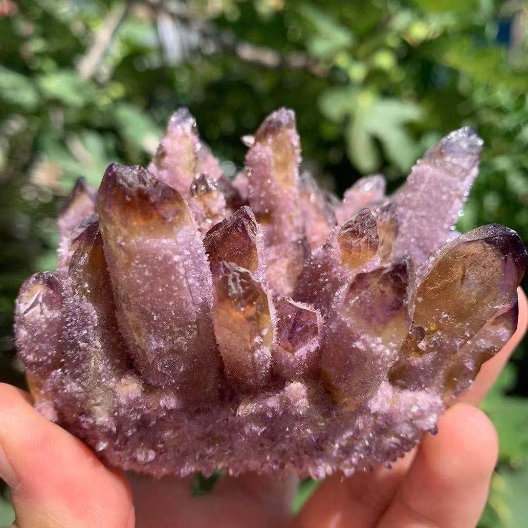 青水晶 水晶クラスター クォーツクラスター クリスタル - メルカリ