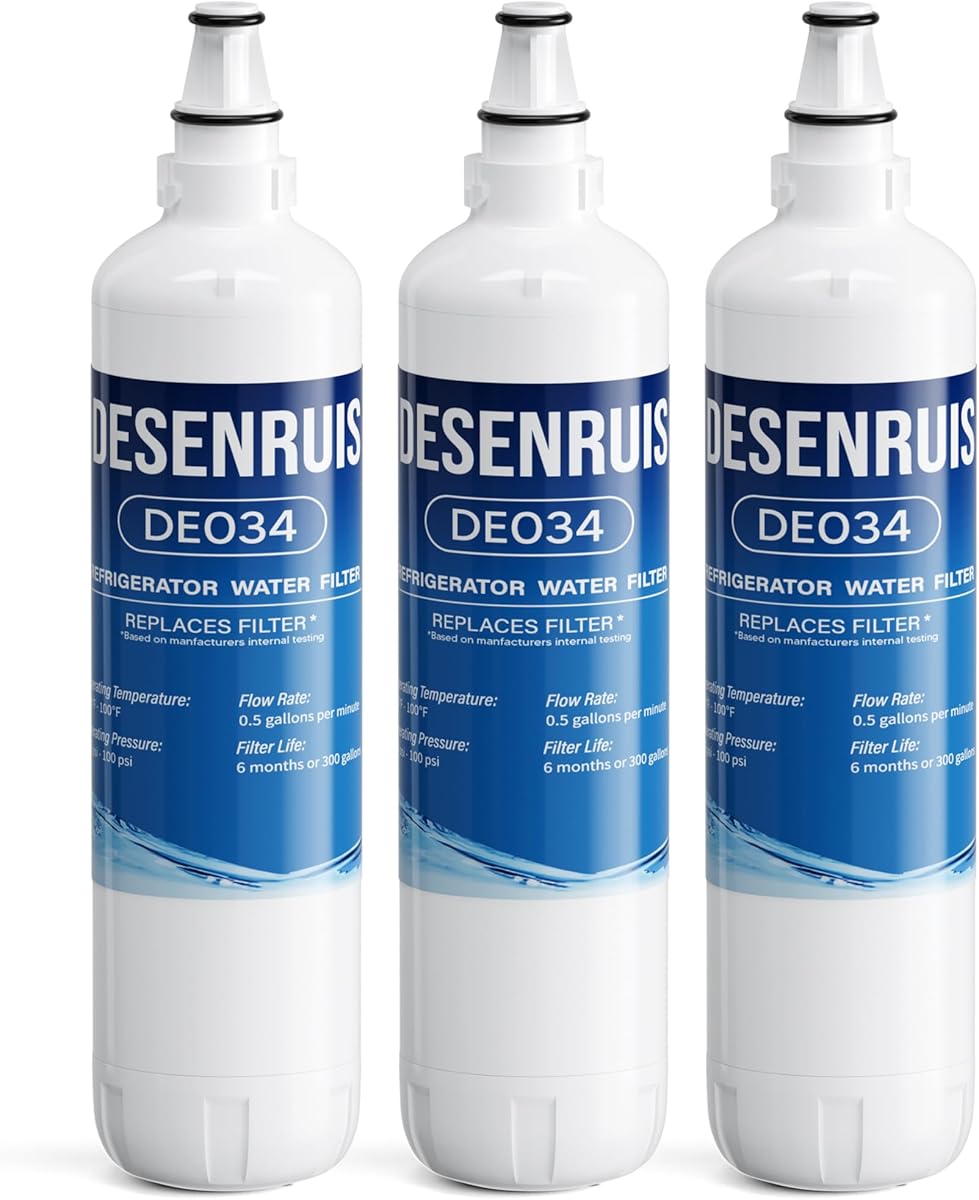 7012333 UC-15ip Compatible with Sub-Zero 7012333 Water Filter, Sub-Zero UC-151, UC-15I, UC-15IO, UC-15IP, UC-15,UC-151P, Improves the Smell and Taste of Water, Pack of 3, By DESENRUIS : Appliances