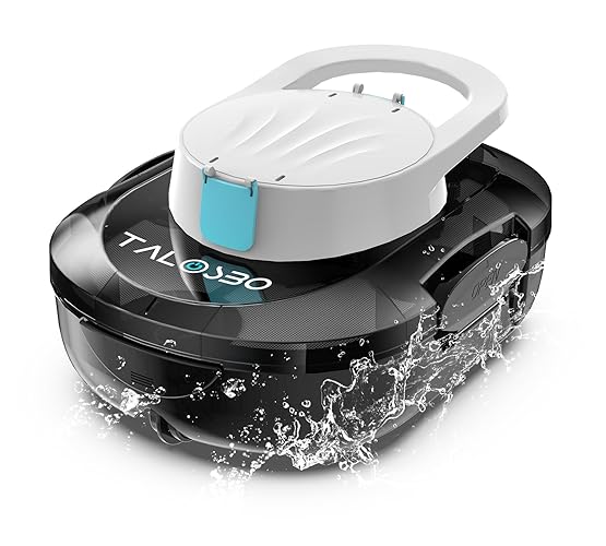 [2026 New] TALOSBO S1 PRO Cordless Pool Vacuum – Powerful Robotic Cleaner for Above-Ground Pools up to 1076 Sq.ft, 120-Min Runtime, 2.5H Fast Charging, Smart Auto-Parking Design