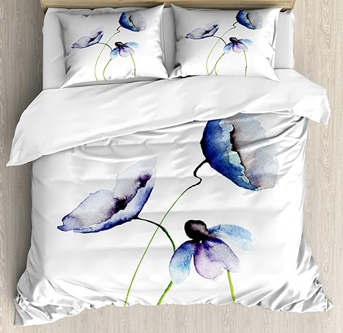 Miniatura 99 de Ambesonne Juego de funda de edredón de brújula, ilustración de mapa del mundo, marinero marítimo, equipo de vida monocromático, juego de ropa