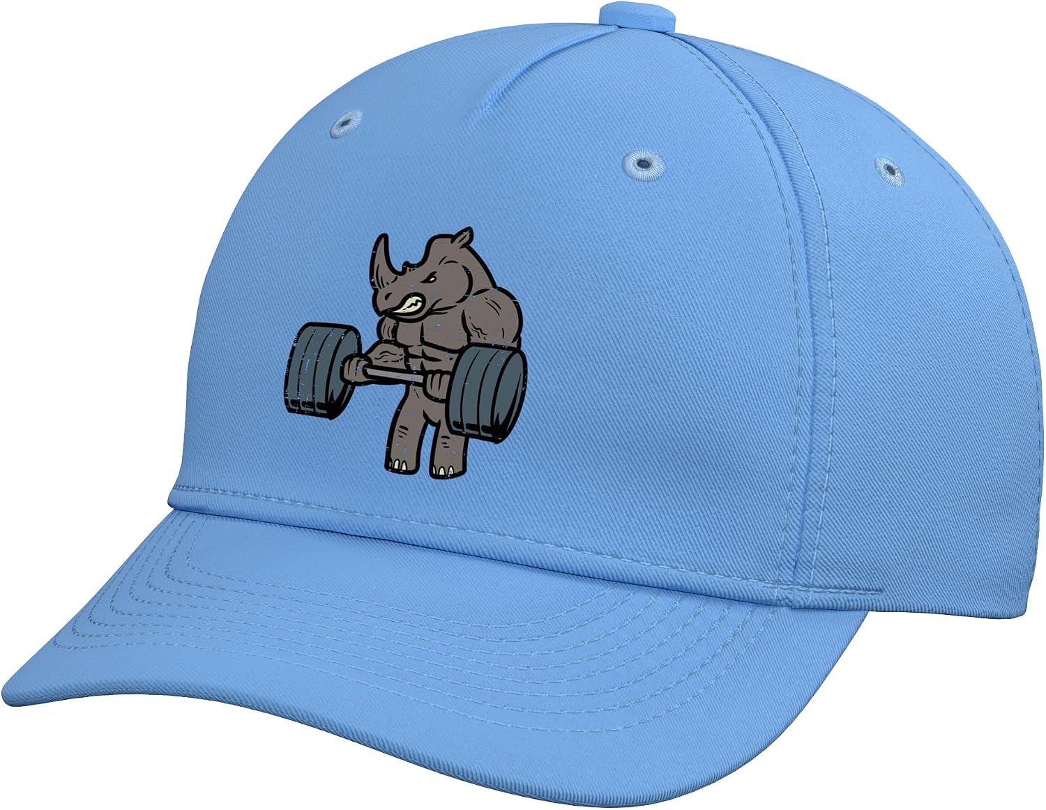 Workout Rhino Deadlift Funny Gym Fitness Exercise Men Women Adjustable Baseball Hat