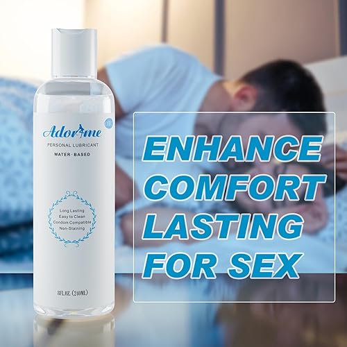 Miniatura 7 de Lubricante sexual compatible con condones a base de agua, lubricante anal personal de larga duración para mujeres, sequedad de la vagina, hombres y