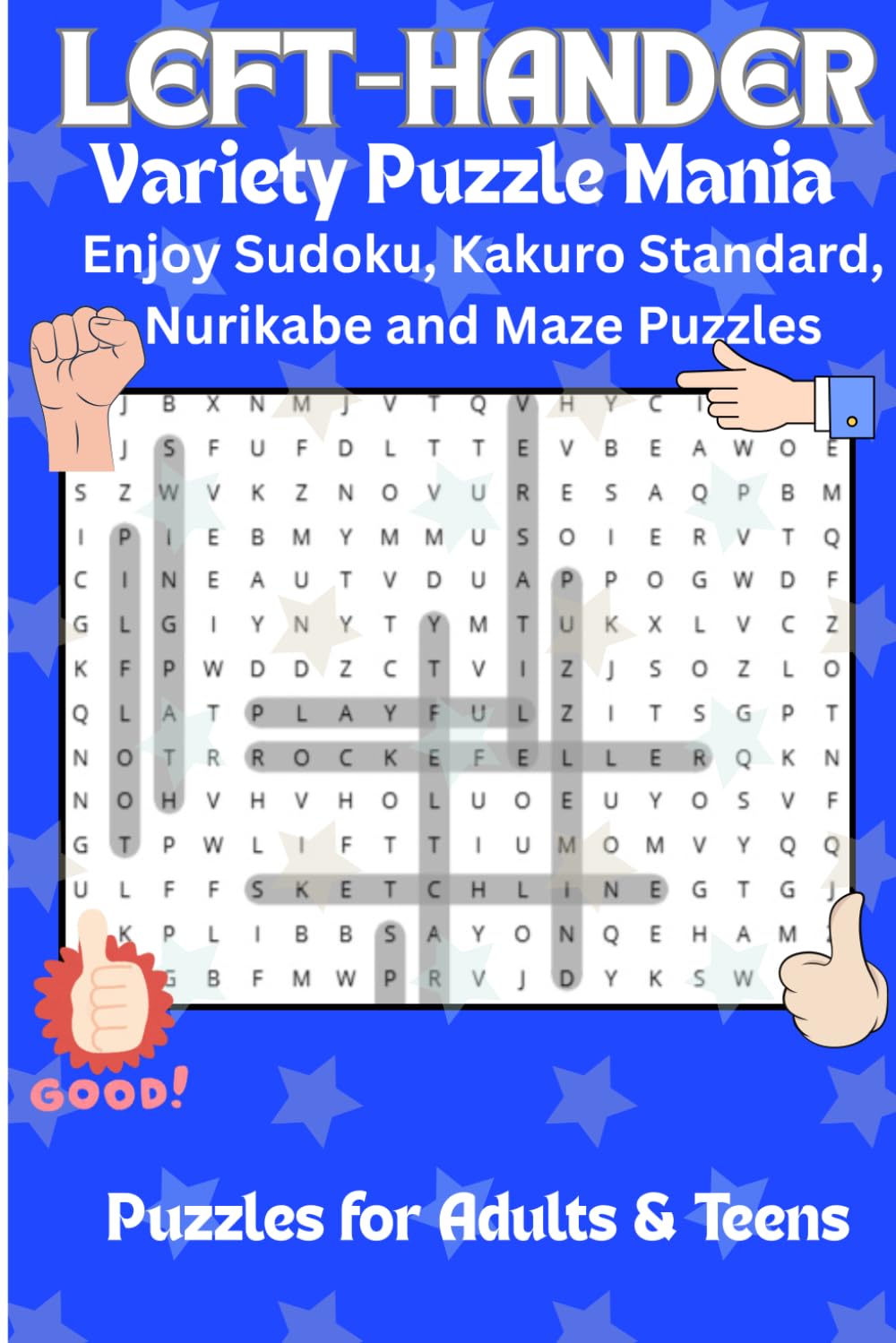 Left Hander Variety Puzzle Mania: Enjoy Sudoku, Kakuro Standard, Nurikabe and Maze Puzzles