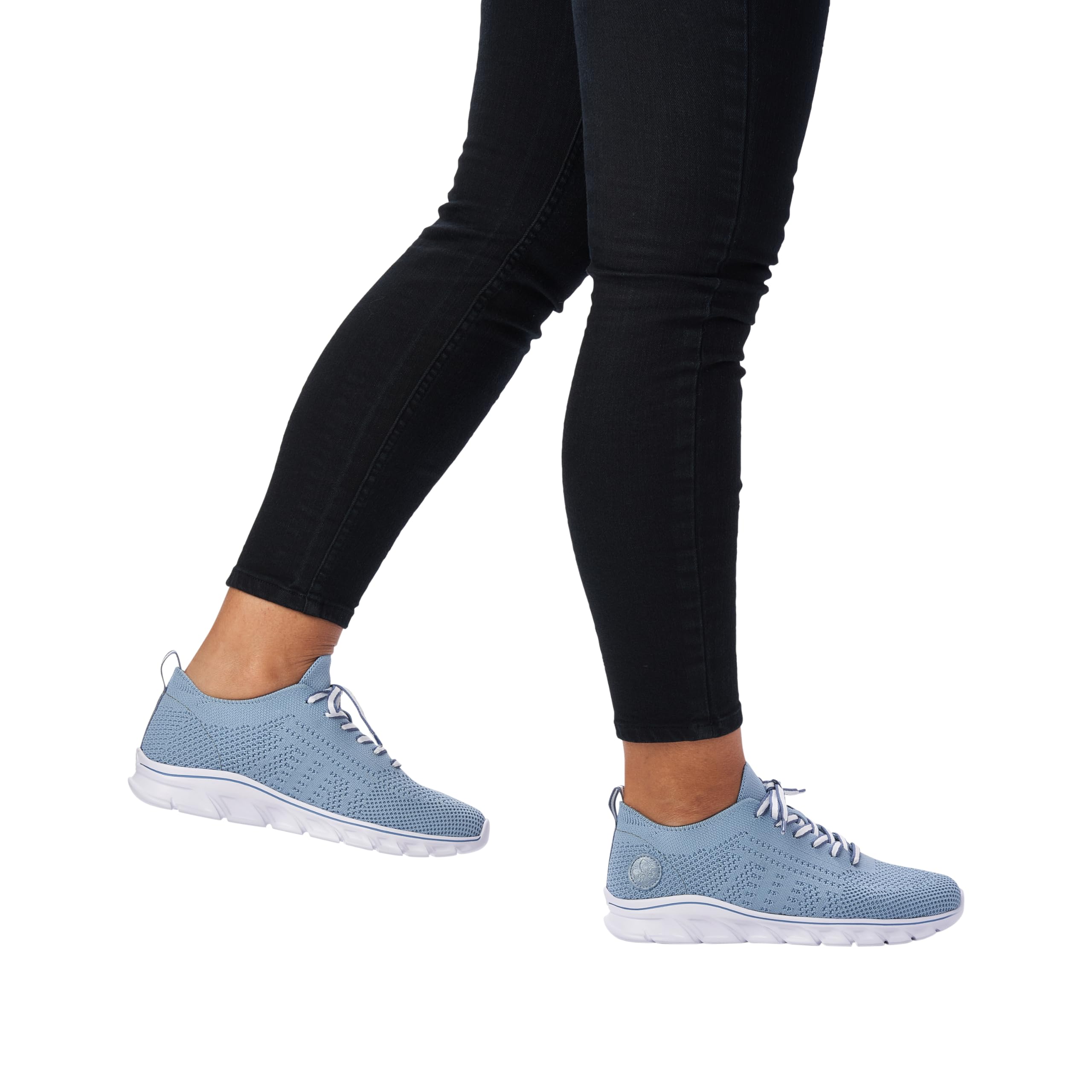 Rieker Donna Sneaker 54020, Signora Sneaker Basse,Soletta Removibile
