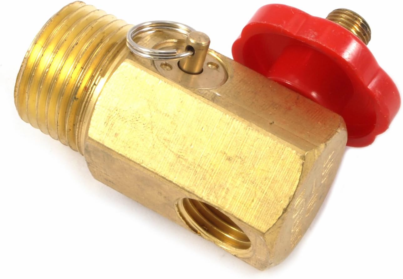 Forney 75550 Tank Manifold for Portable Air Tanks, 1/2-Inch Male NPT Inlet, 1/4-Inch Female NPT Outlet