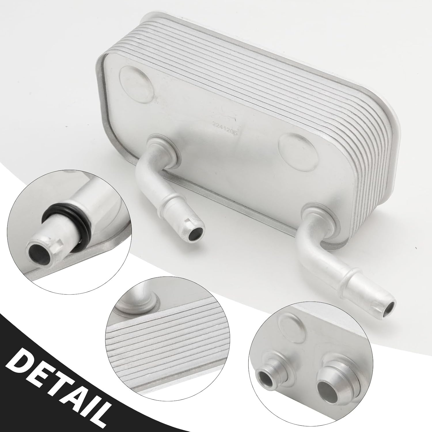 17221436258 Engine Oil Cooler, Replacement for BMW 320i 323i 323Ci 325i 328i 328Ci 330i 330xi 325xi 325Ci 330Ci X3 Z4, Replaces 17227505826