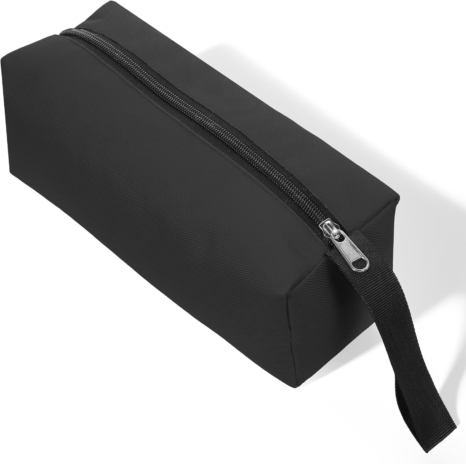 Small Tool Bags Zippered Tool Pouch Canvas Screwdriver Pouch Black Canvas Utility Screw Pouches for Small Tools Screws Screwdrivers Pliers Storage Organizer
