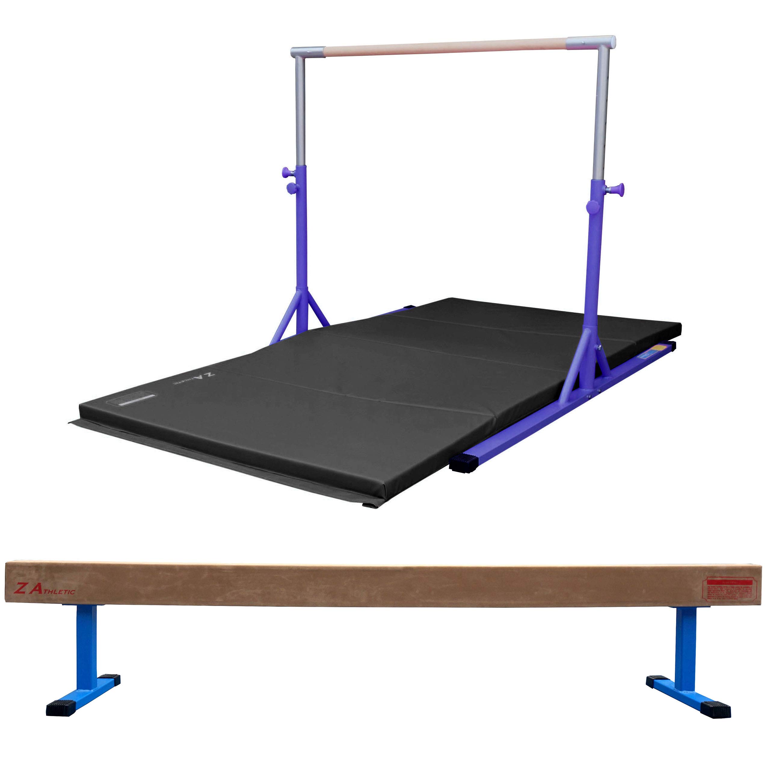 Buy ZAthletic Elite Horizontal Bar, 4ft x 8ft x 2in Gym Mat & Off