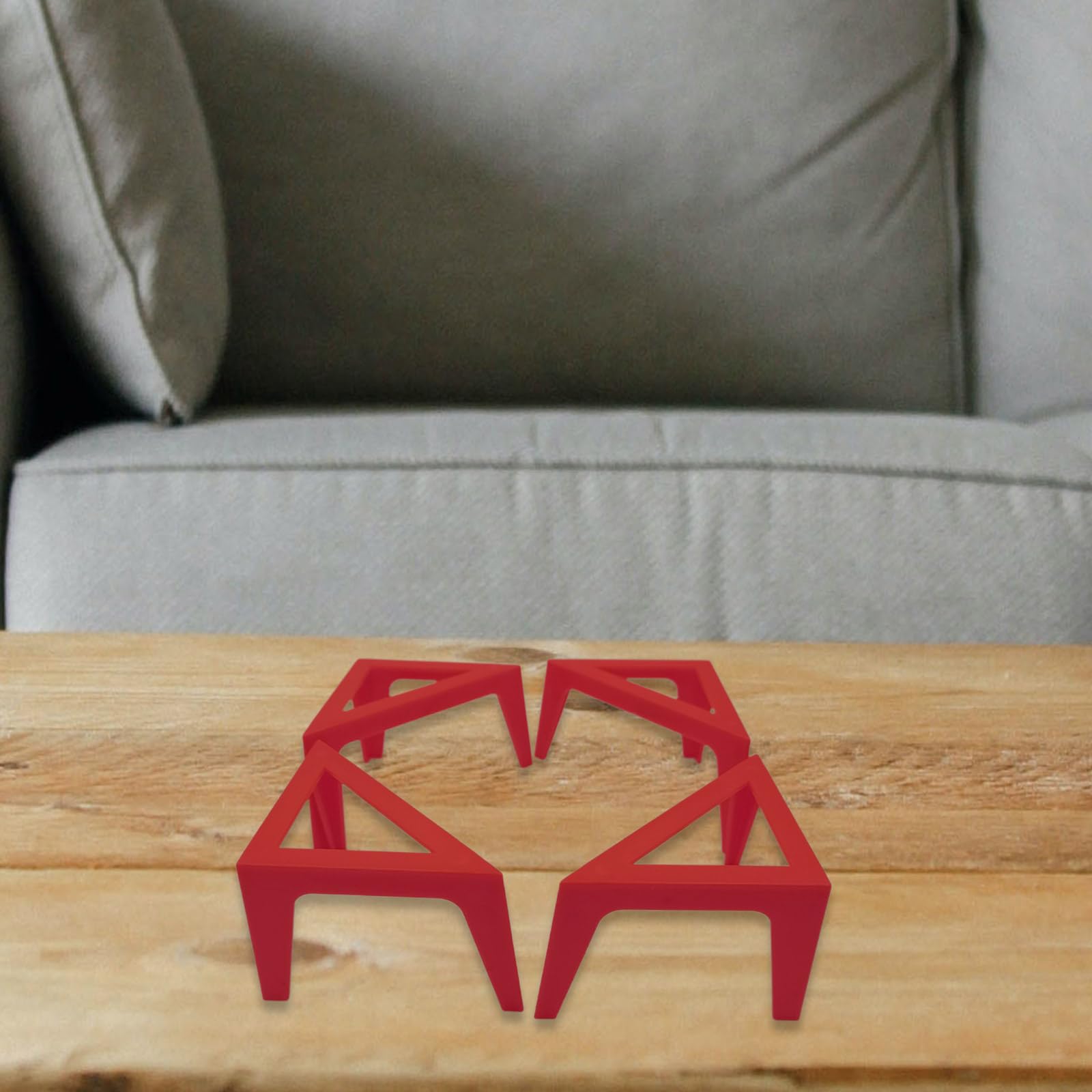 Muloo 4pieces Canvas Stands for Painting Canvas Feet Risers Canvas Support Stands for Pouring Paintings Drawing Supplies