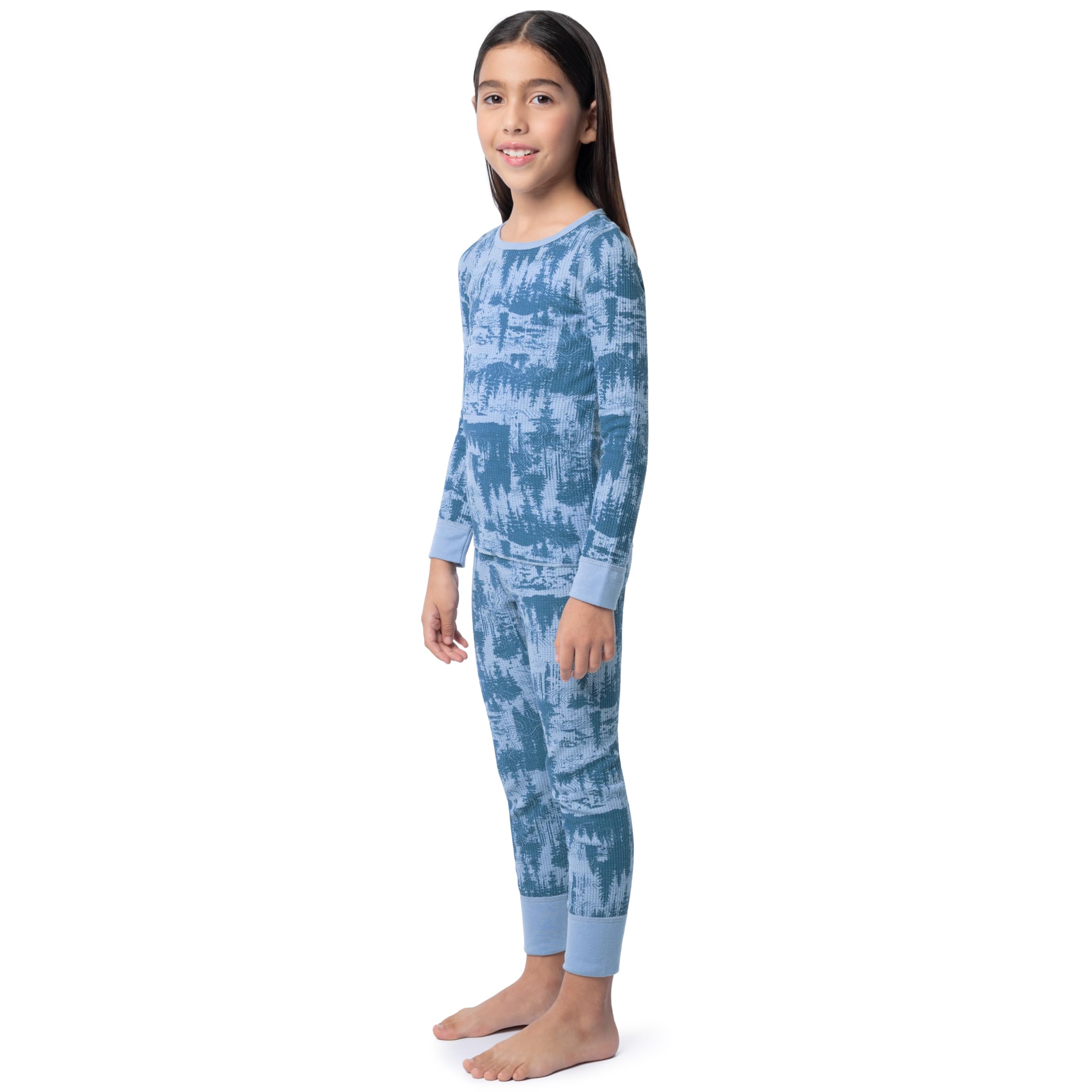 Fruit of the Loom Zestaw warstw podstawowych Dziewczynki Premium Thermal Waffle Underwear Set