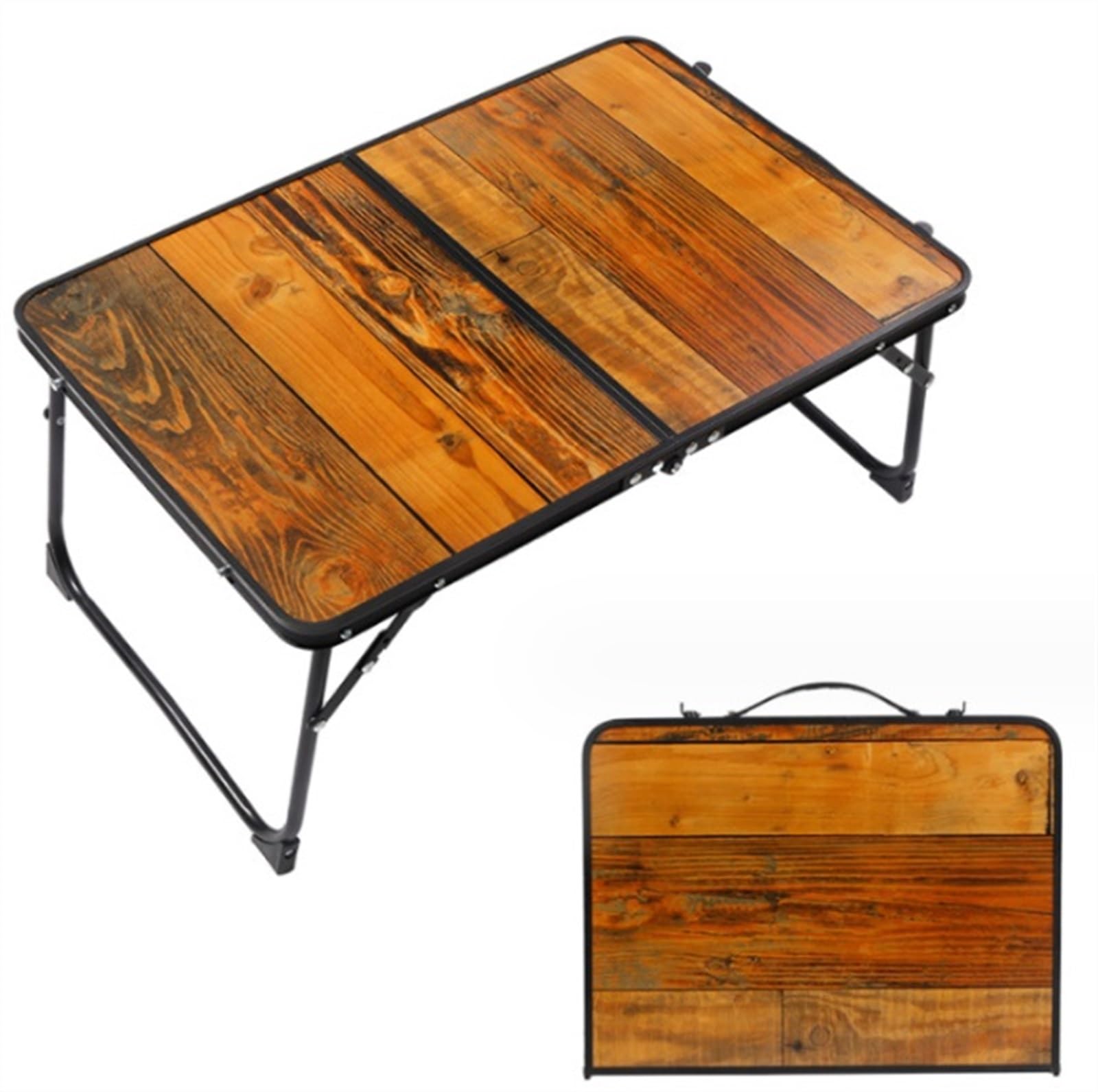 Campingtisch Klappbar Falttisch Klapptisch Tragbarer Campingtisch Multifunktionstisch Einfach Für Picknick Im Freien Klapptisch Klappcampingtisch Camping Tisch (Color : A, Size : 60.9 * 40.6 * 27cm)