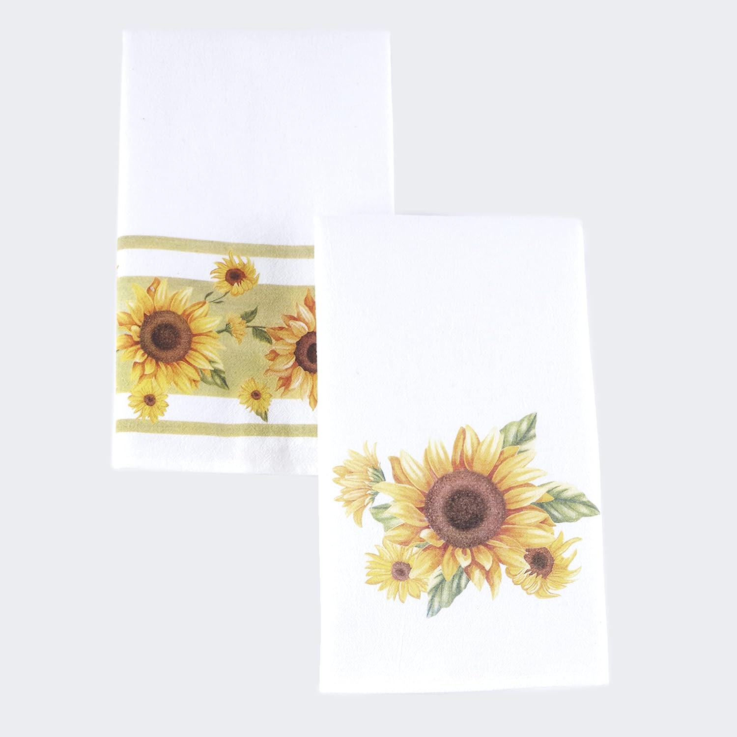 Hand Towels Decorative Hand Towels with Sunflowers Set of 2 Home & Kitchen