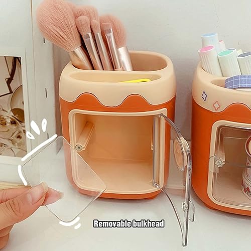 Miniatura 8 de Porta bolígrafo de cerdo Kawaii lindo cubo de almacenamiento de cosméticos Cubo de almacenamiento multifuncional Kawaii cubo de papelería de