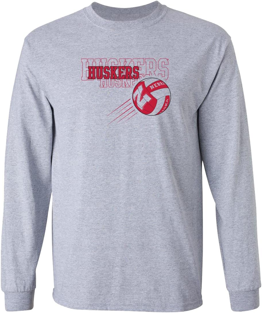 CornBorn Choose Your Design - Nebraska Volleyball Long Sleeve T-Shirts