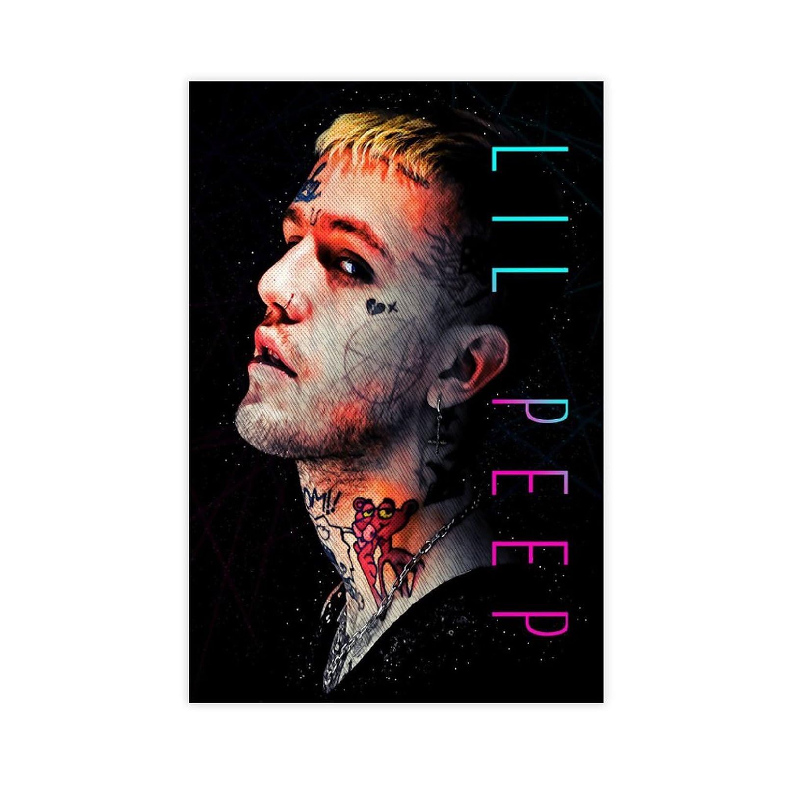 SAOGVDC Rapper Lil Peep Poster (4) Canvas Poster for Office Decor Gift