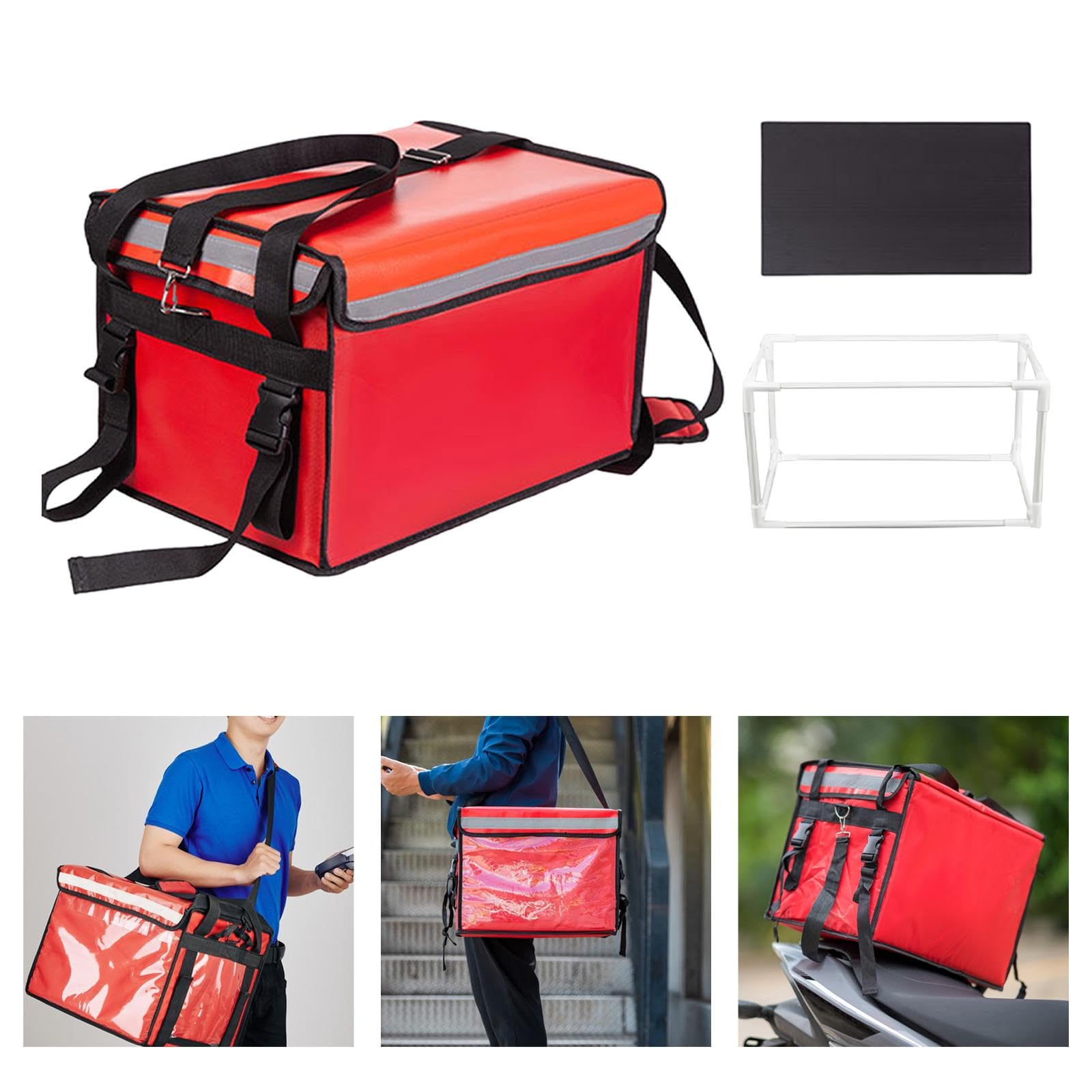 Fenteer Bolsa Térmica Portátil para Alimentos Frescos, 62L