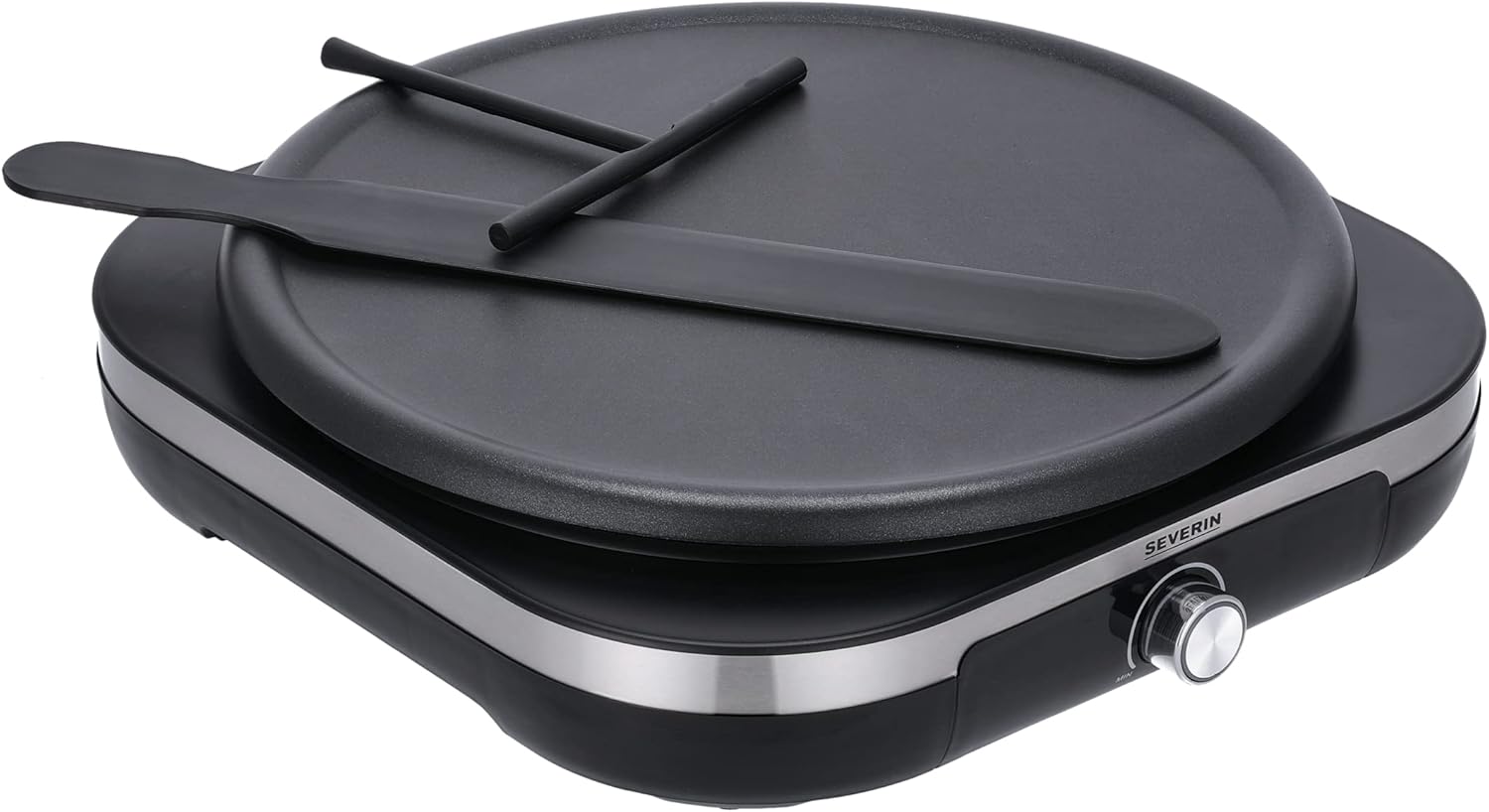 Amazon.de SEVERIN Crêpes Maker, Crepeseisen für süße Crepes und herzhafte Galettes, Crepesmaker
