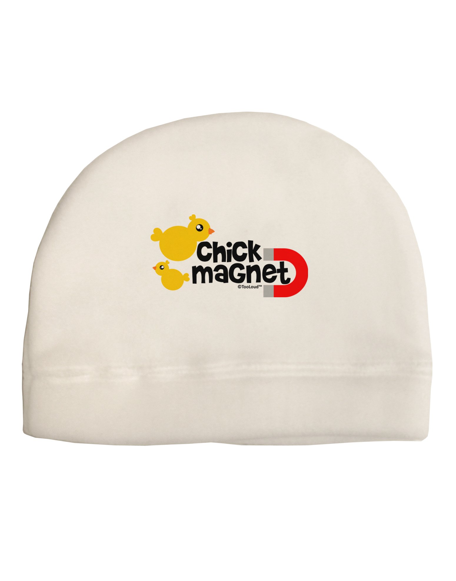 TOOLOUD Cute Chick Magnet Design Child Fleece Beanie Cap Hat White