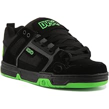 DVS Men's Comanche Black Charcoal Lime Low Top Sneaker Shoes 8
