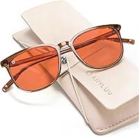 Vista 29 de ANYLUV Gafas de luz azul para mujeres y hombres, lentes de bloqueo de luz azul para mujer, anteojos de computadora antifatiga ocular