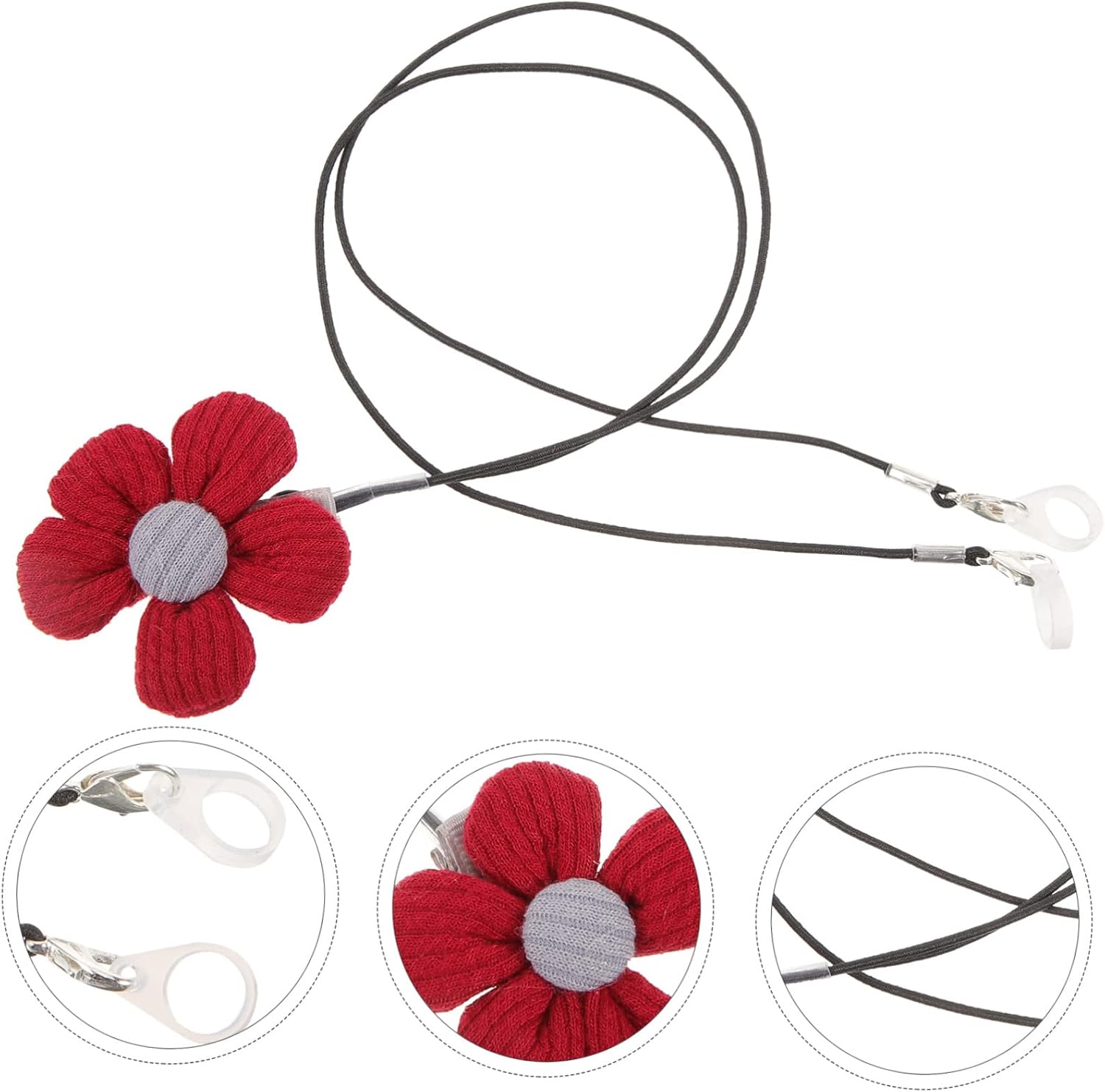 Boys and Girls Lost Hearing Aid Strap Lightweight Hearing Aid Lanyard for Boy Girl Portable Protection Cute Floral Design for Daily Life and Activities