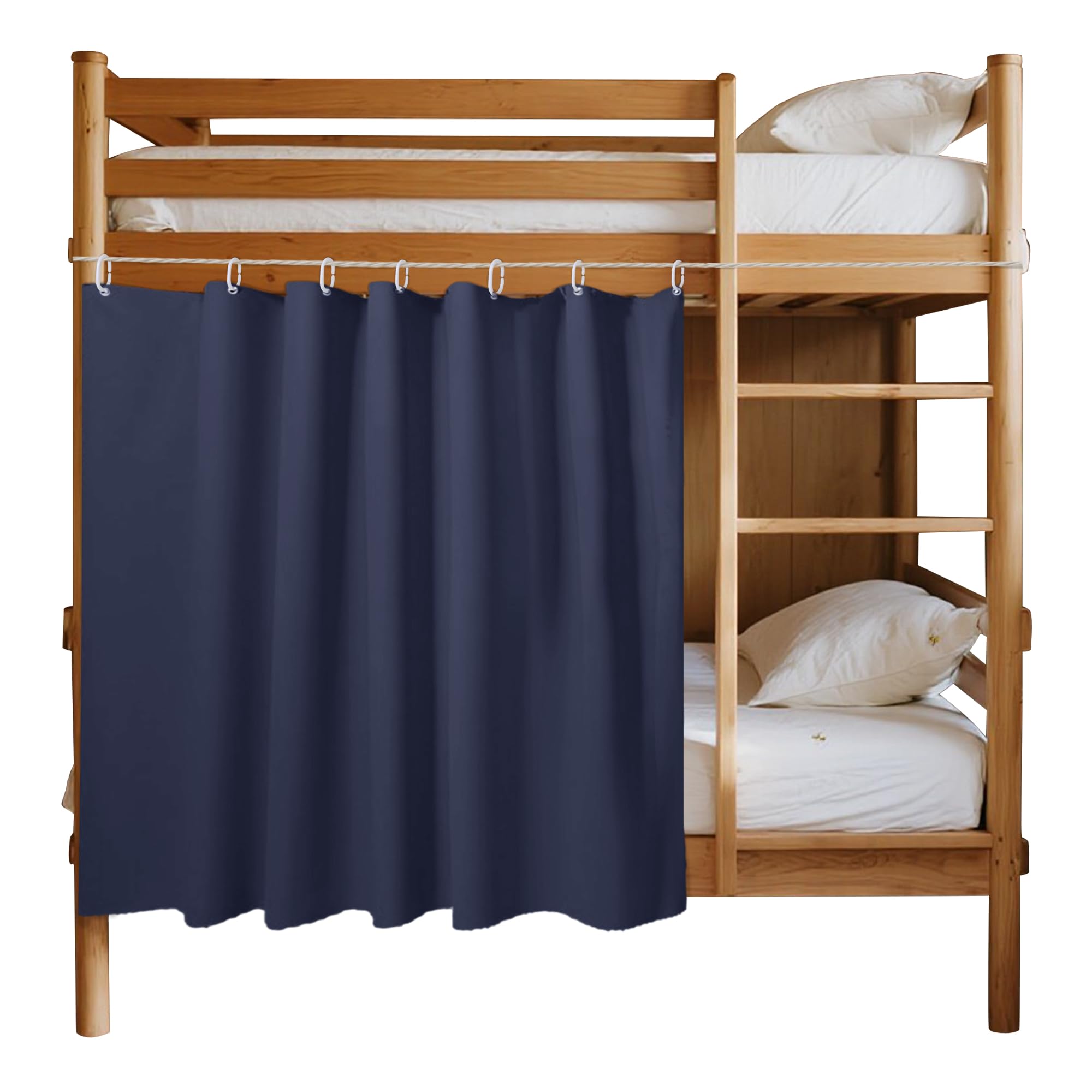 Aisi Bunk Bed Curtains Dorm Room Privacy Canopy Blackout Bunk Bed Drapes for Bottom Bunk Bed