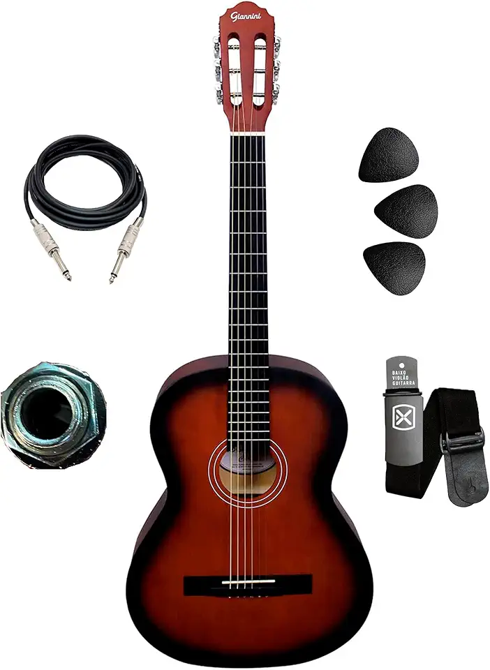 Violão Eletroacústico Giannini Start S-14 Sunburst Aço