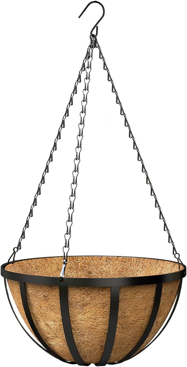 PANACEA PRODUCTS 84231 14 English Basket with Coco Liner