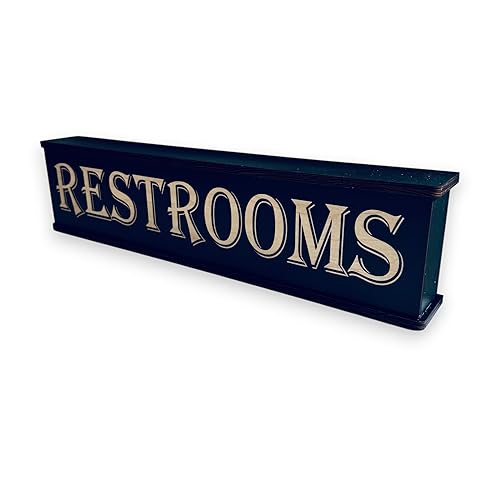 Sign - Personalized - Box Sign - 24x6x3 inches (Black,