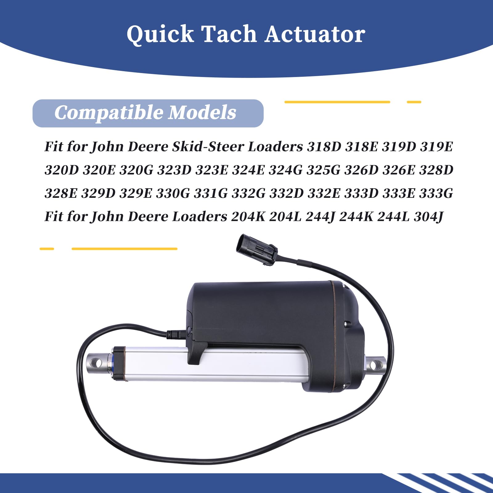 At494284 AT494284 Replacement AT494284 Quick Tach Actuator For John Deere Skid ...